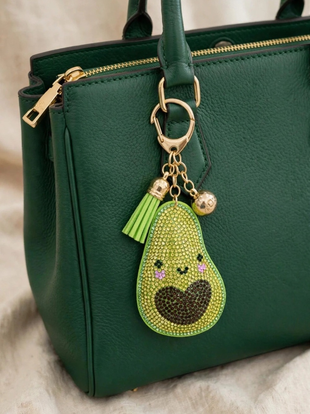 Avocado keychain
